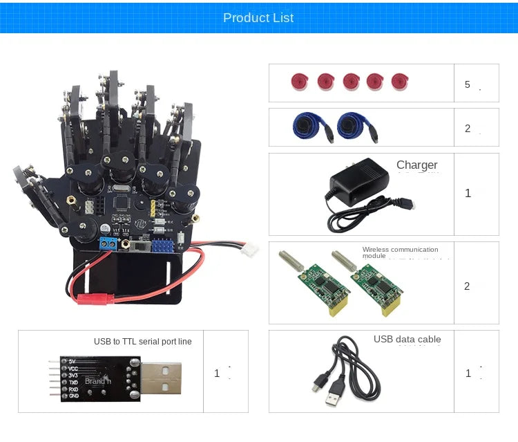 5 Dof Bionic Robotic Palm