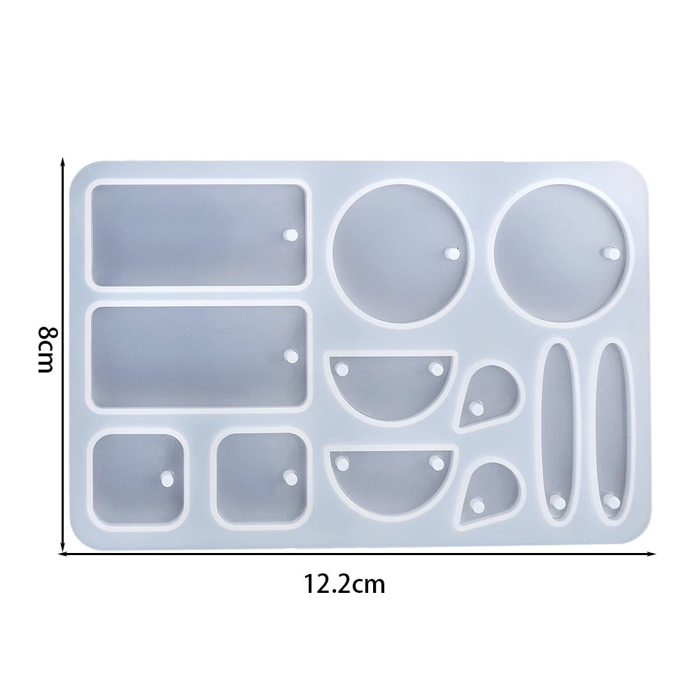 Earring Pendant Silicone Mold Epoxy Resin Jewelry Making Molds