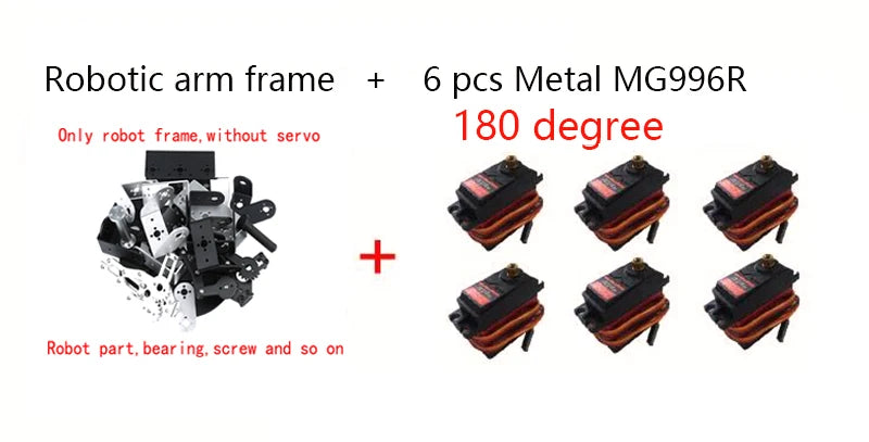MG996 6 DOF Robot Arm
