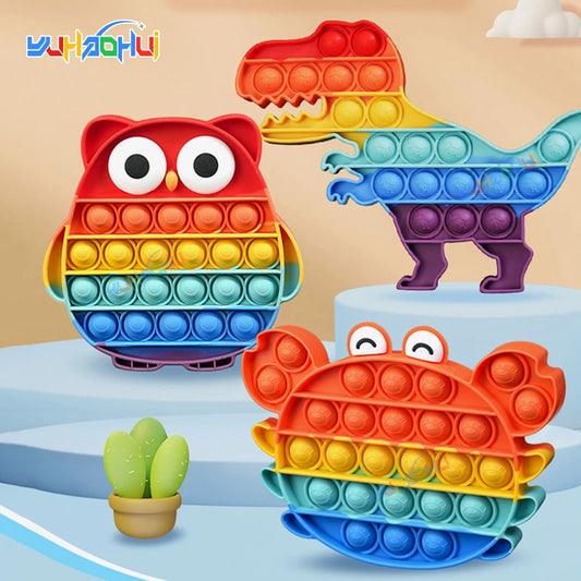 Rainbow Pop Push Bubblle Fidget