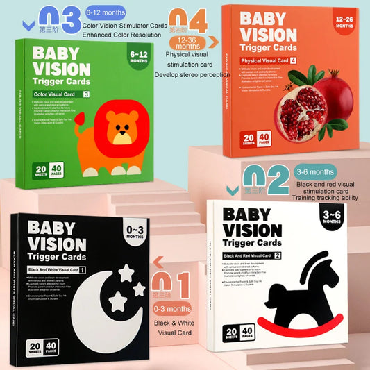 Montessori Black White Flash Cards