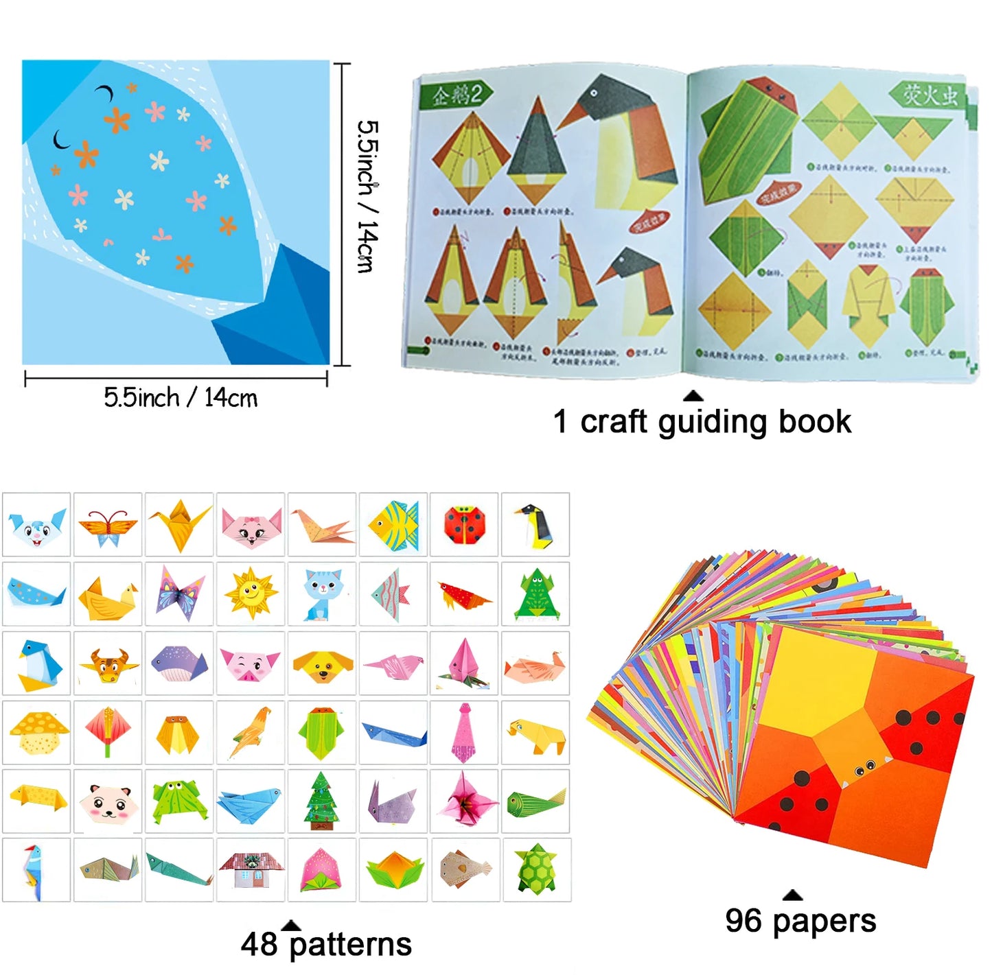 Origami Kit 30/96 Sheets