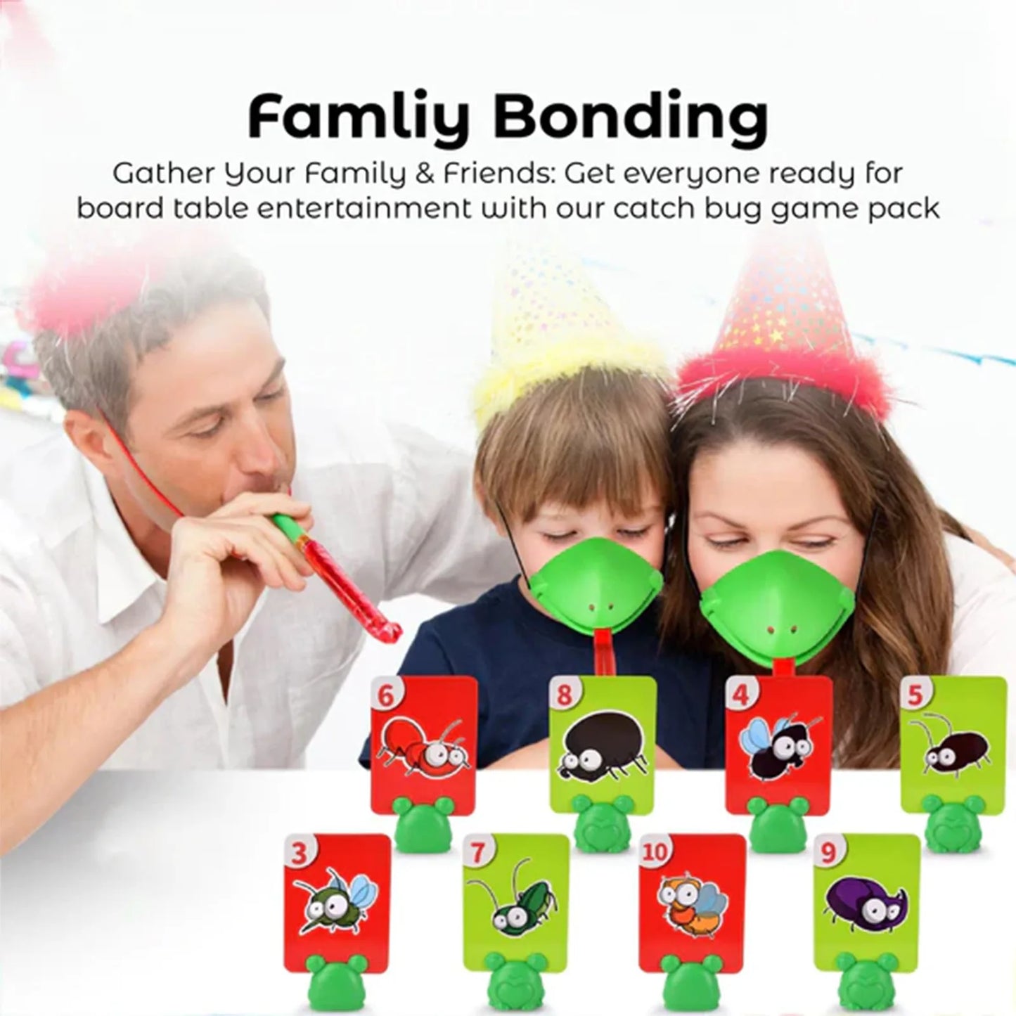 Tongue Lick Cards Board Games parent-child game