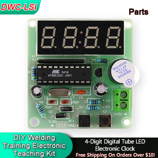 DIY 4-Digit Digital Tube LED Electronic Clock
