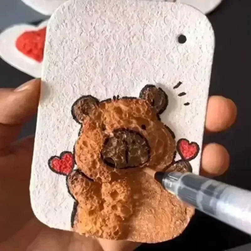 10/100Pcs 3D Drawing Magic Canvas Sponge