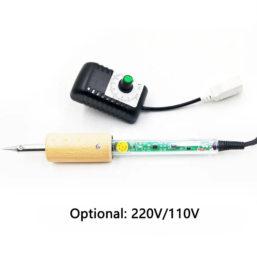 Soldering Iron Tips Edging Creaser Brass Head for Leather