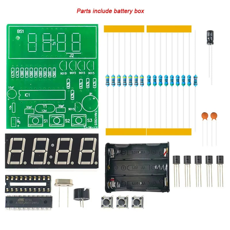 DIY 4-Digit Digital Tube LED Electronic Clock
