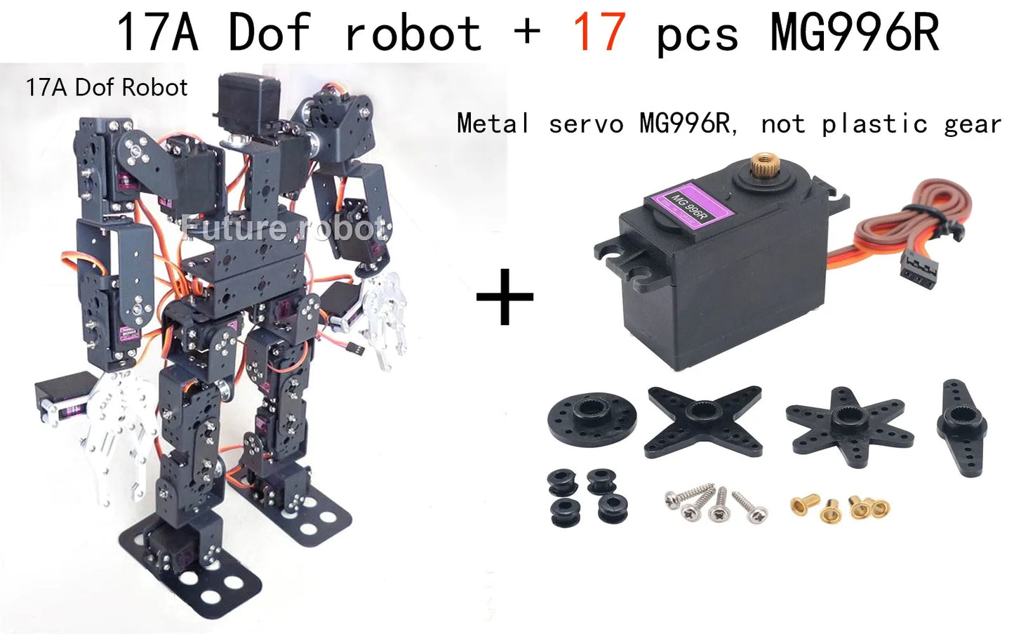 New 17 Dof Humanoid Robot