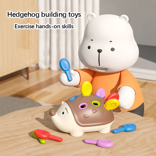 Montessori Hedgehog Toys Baby Concentration