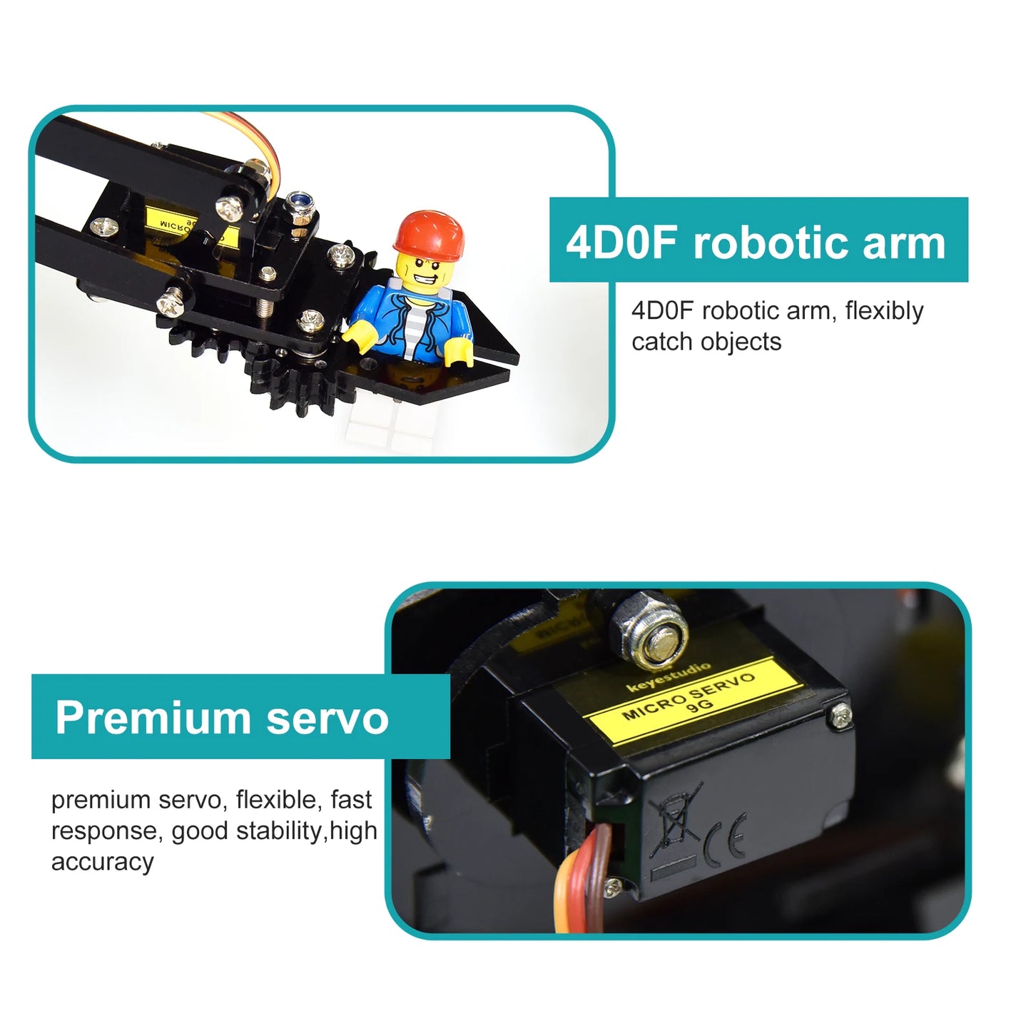 Mechanical STEM  4DOF Robot Arm Kit
