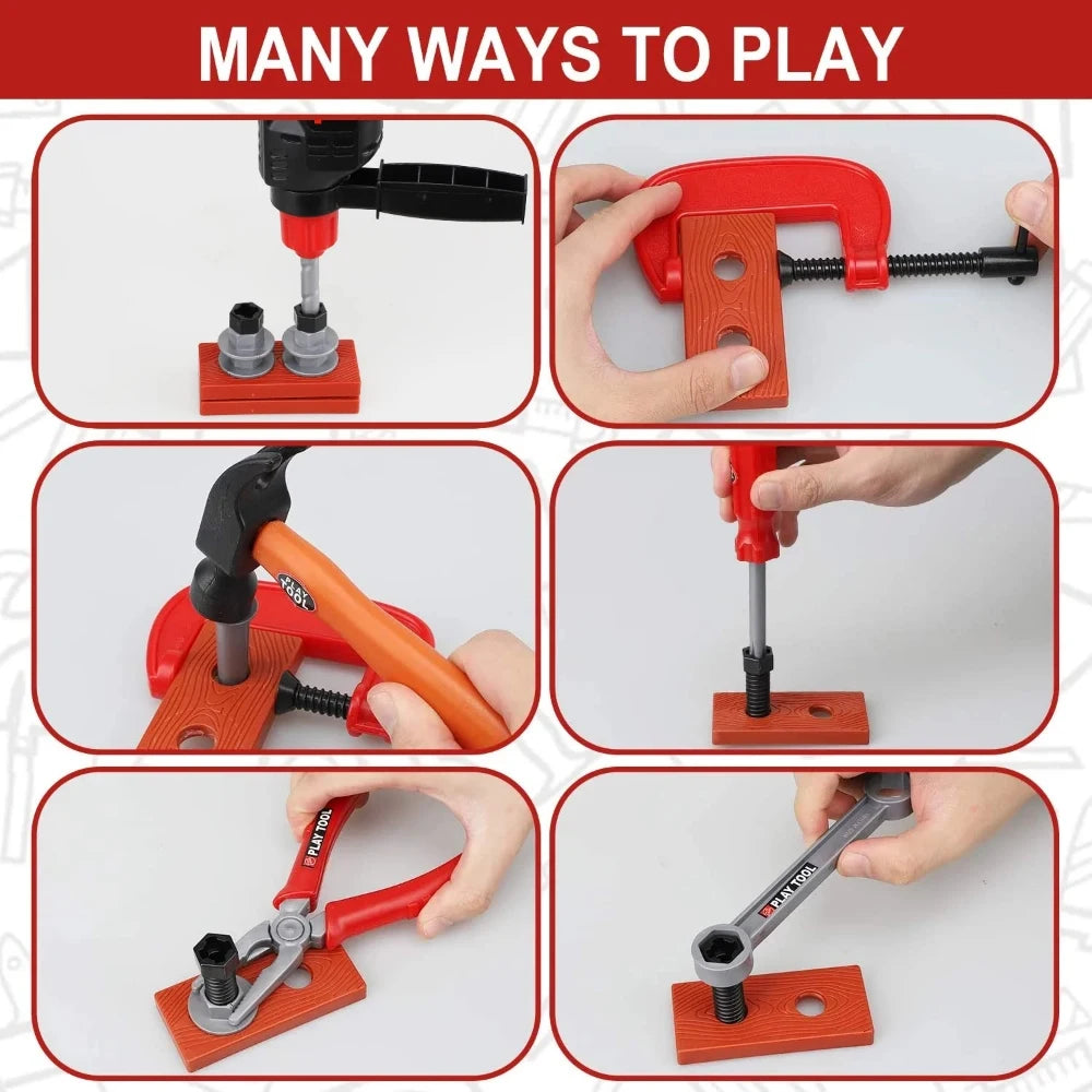 Power Construction Tool Set with Electric for kids