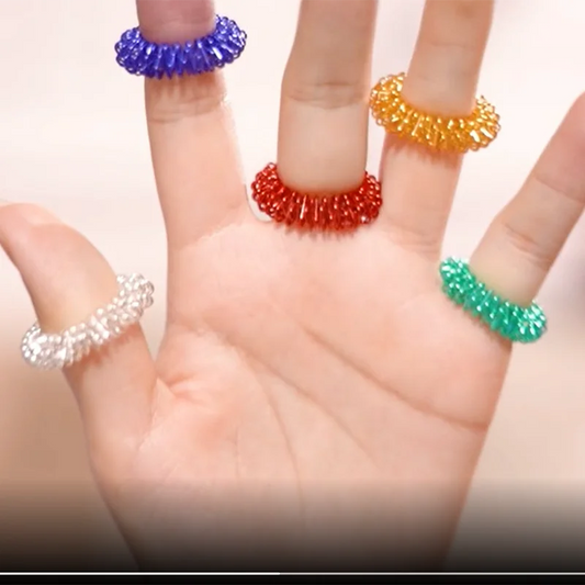 10pcs Finger Rings Set Stress Relief Fidget Toys