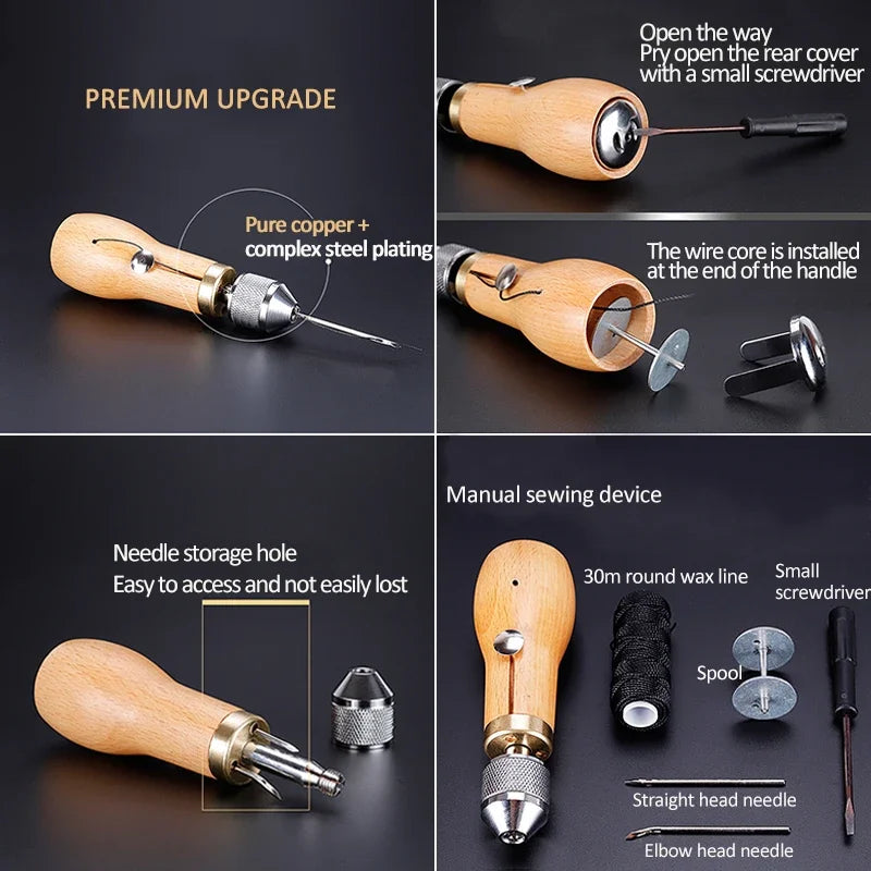 Leather Sewing Awl Kit
