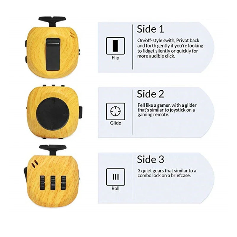 6 Sides Fidget Cube Sensory Toys