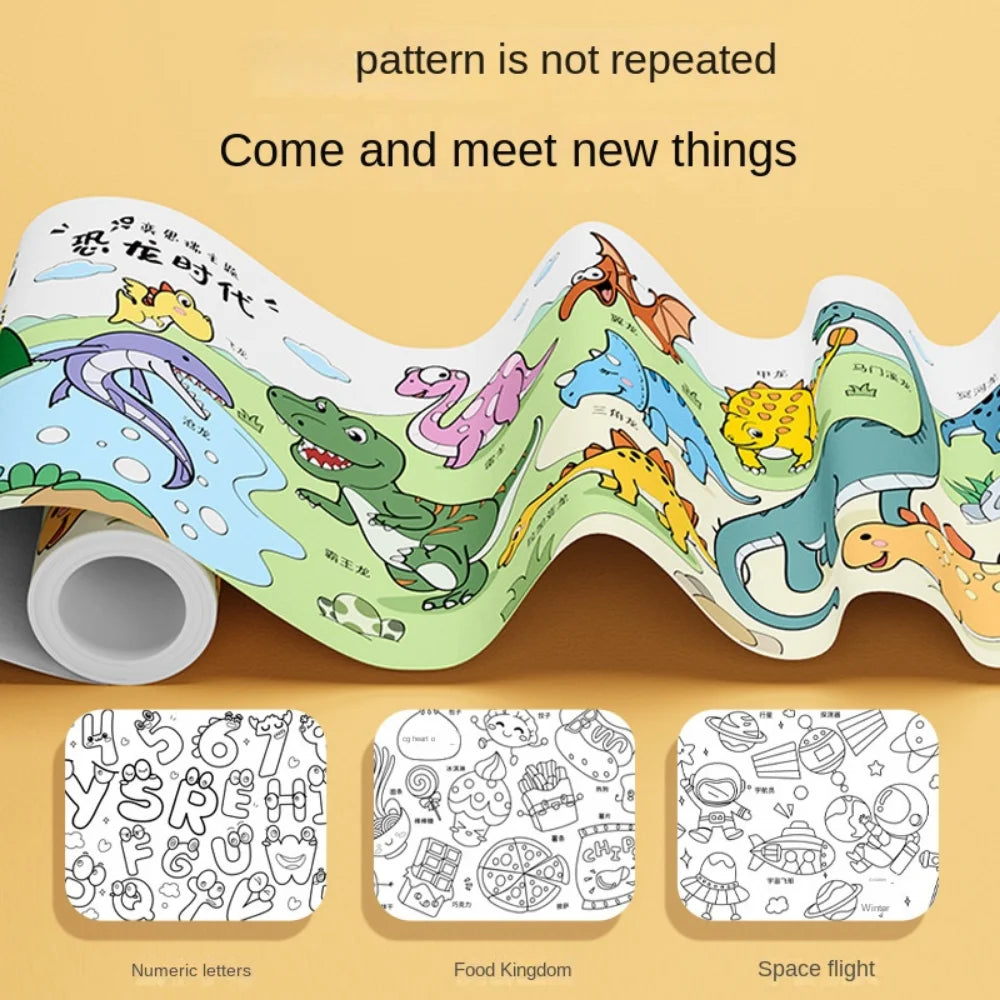 Wall-Safe Coloring Roll