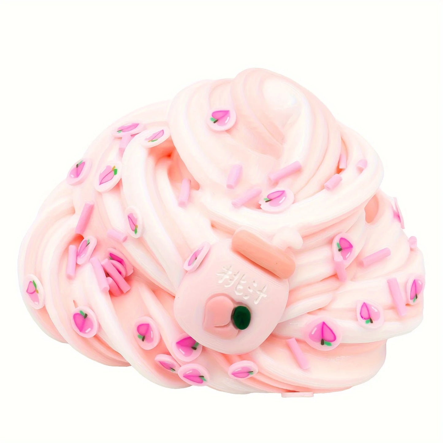 2.37oz Fluffy Two-Tone Butter Slime Super Soft Clay
