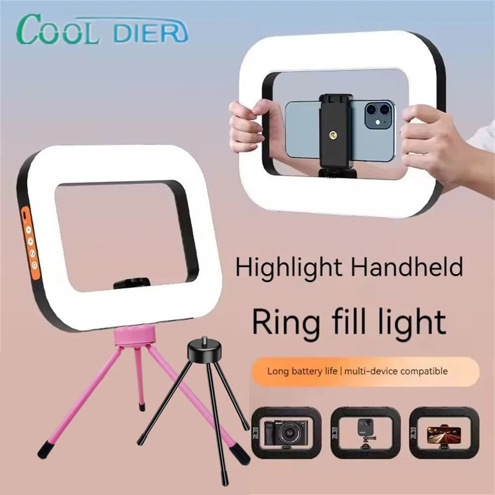 Ring LED Rechargeable Fill light Portable Mobile Phone