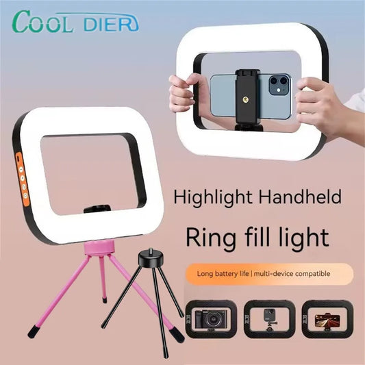 Ring LED Rechargeable Fill light Portable Mobile Phone