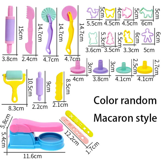 25-32pcs Play Dough Model Tools Kit