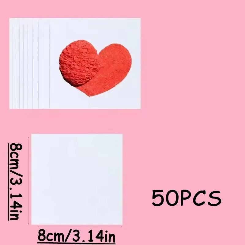 10/100Pcs 3D Drawing Magic Canvas Sponge
