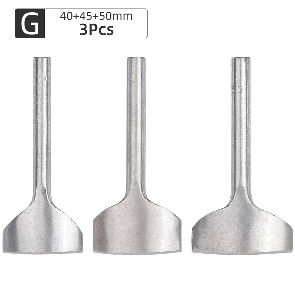 3Pcs Leather Half-Round Cutter