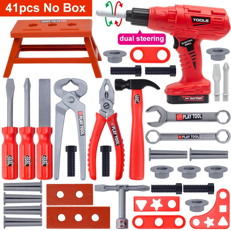 Power Construction Tool Set with Electric for kids