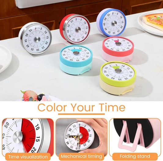 60 Minute Visual Timers Mechanical Desk Countdown