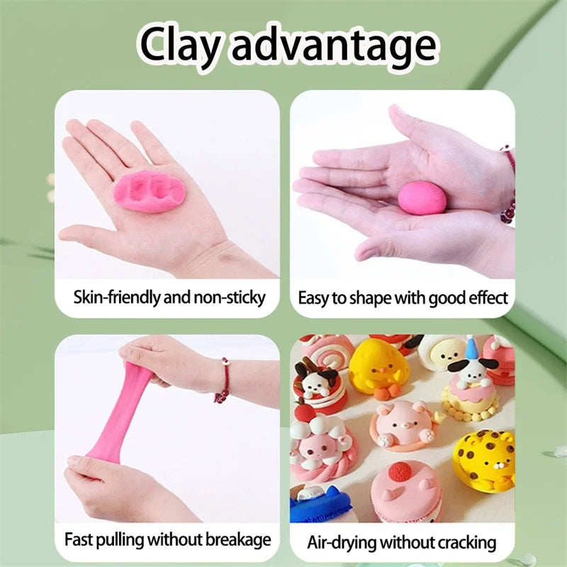 12/24/36 Color Clay Air-dried Clay Set