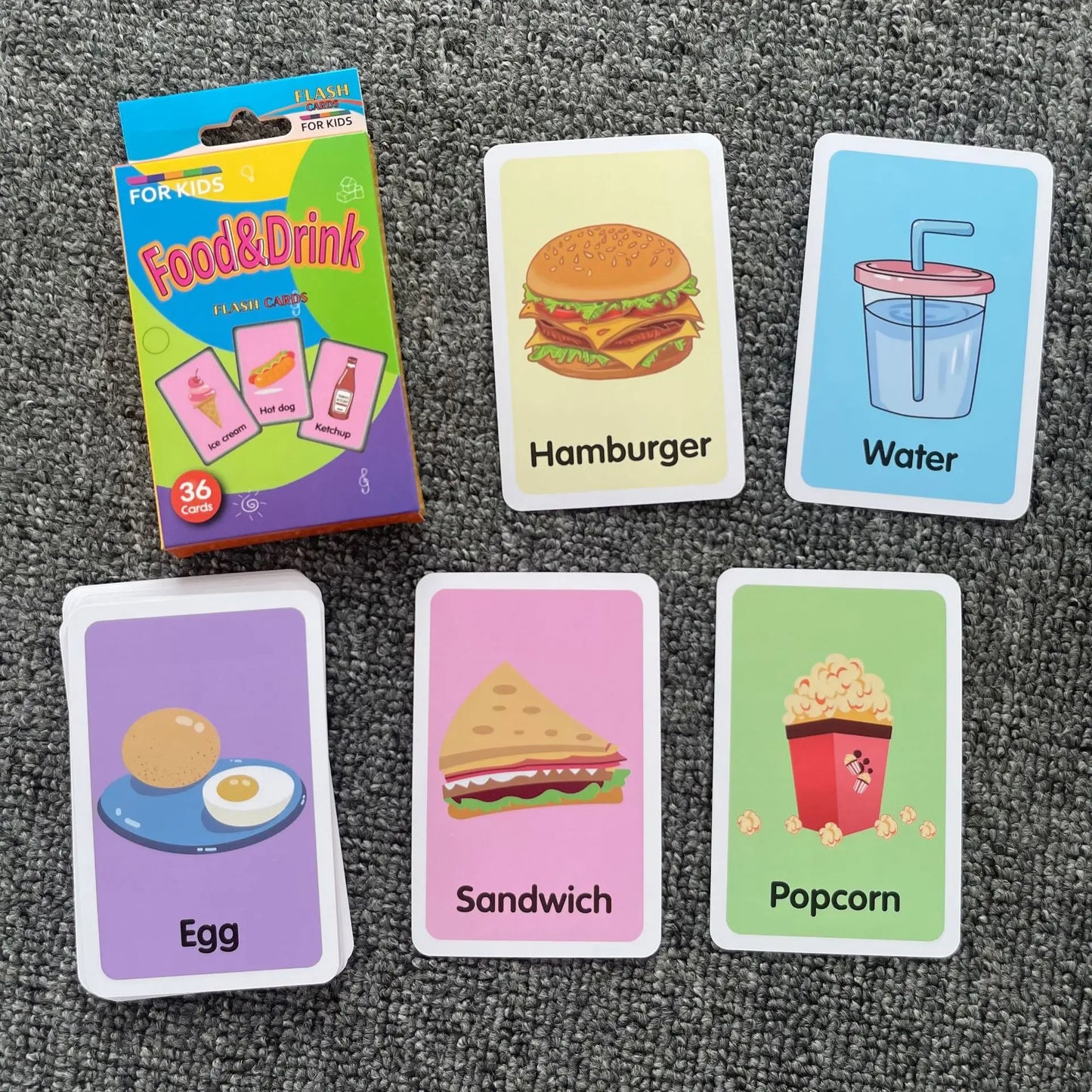 Flash Card Cognition Game Montessori
