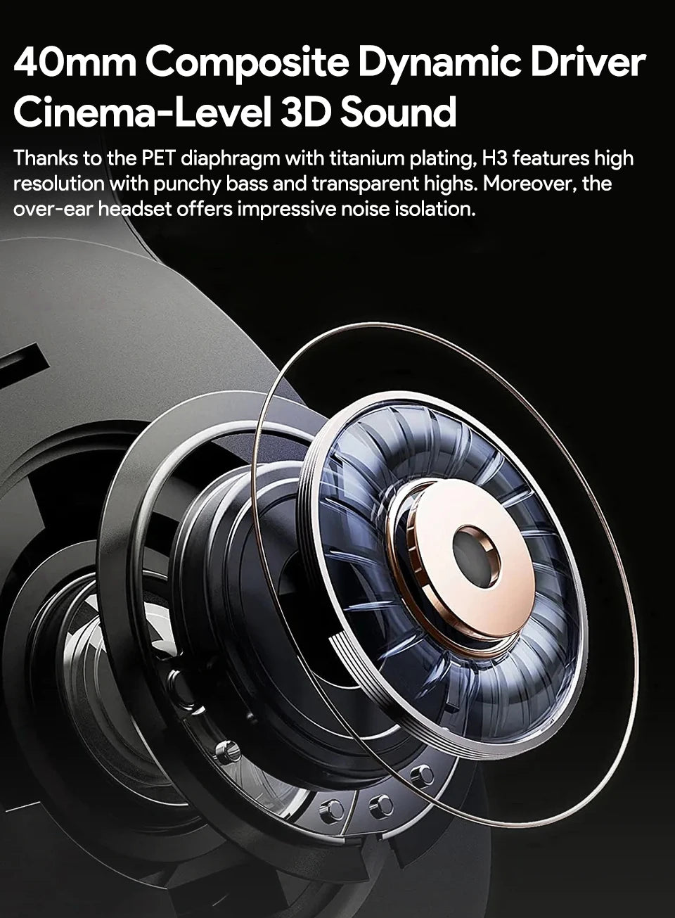 Wireless Headphones Bluetooth Noise Cancellation