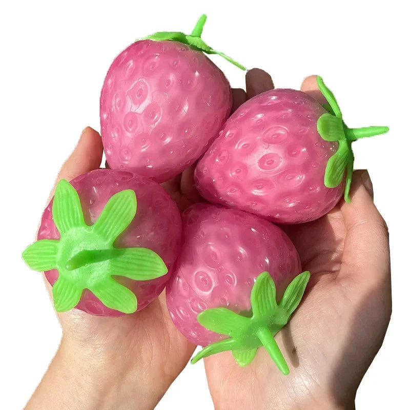 Colour-changing Strawberry Squishy Kids Anti-Stress