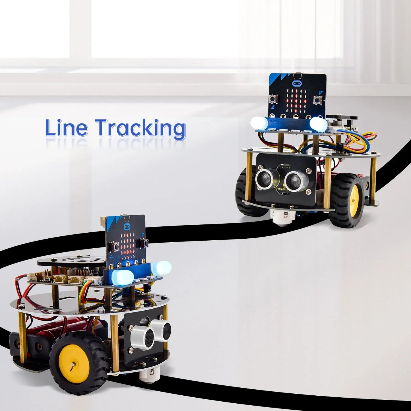Keyestudio Micro:Bit V2 Robot Car
