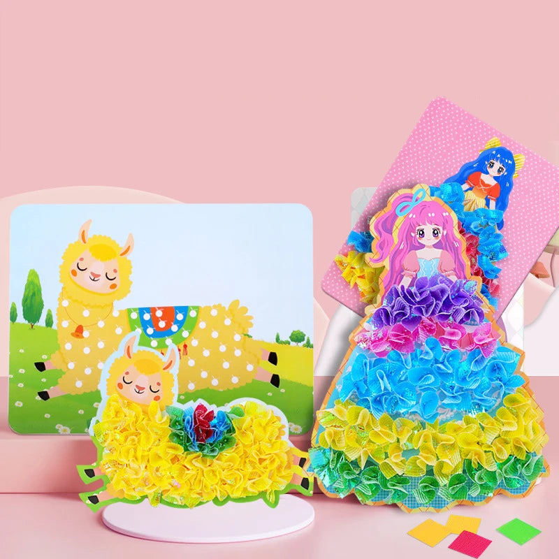 Puzzle Puncture Painting Card Boards