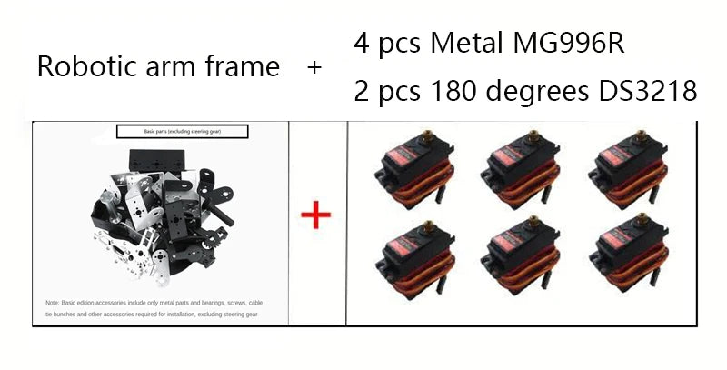 MG996 6 DOF Robot Arm