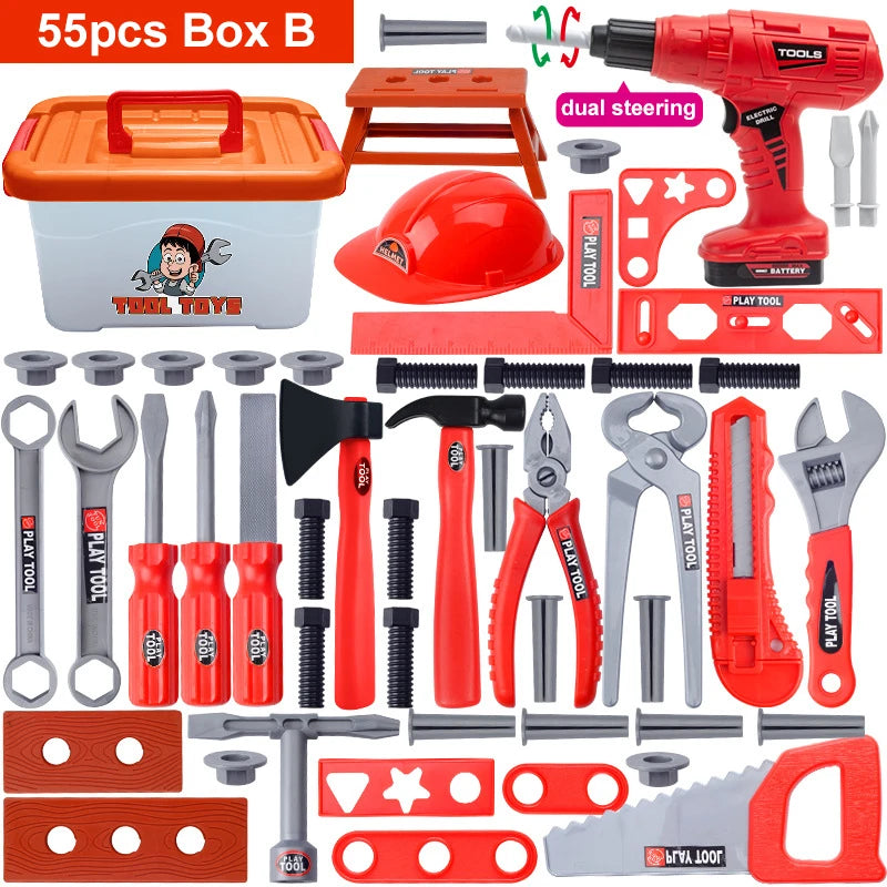 Power Construction Tool Set with Electric for kids