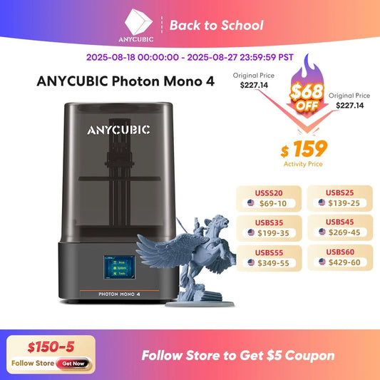 3D Printer with 7" 10K high-definition screen