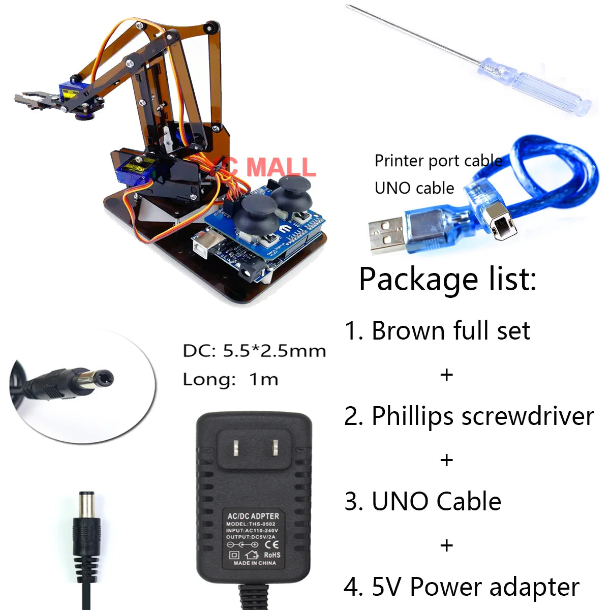Acrylic Mechanical Arm Robot