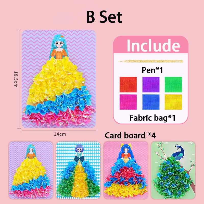 Puzzle Puncture Painting Card Boards