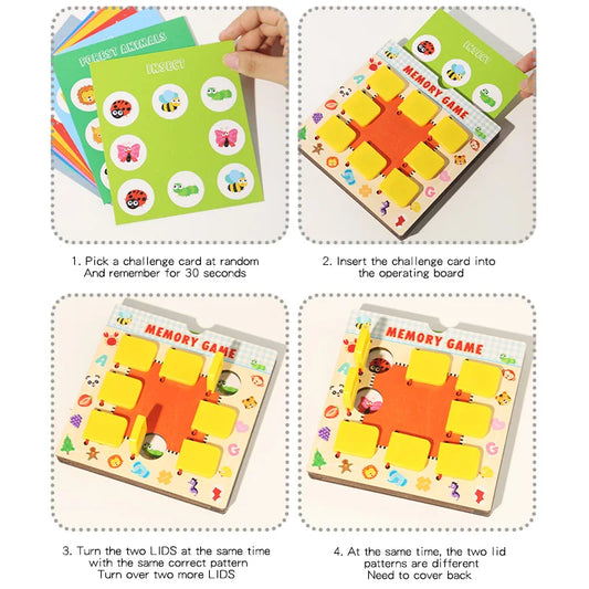 Wooden Memory Chess