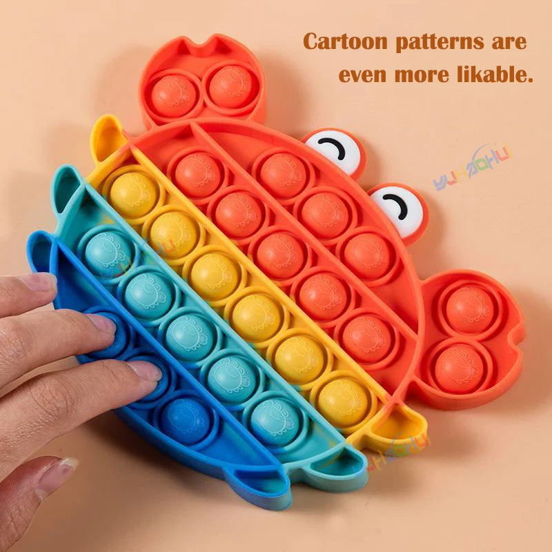 Rainbow Pop Push Bubblle Fidget