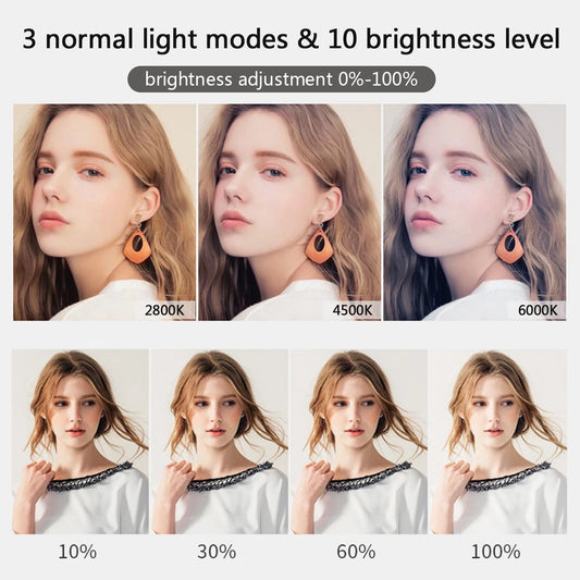 10" 26cm LED Selfie Ring Light