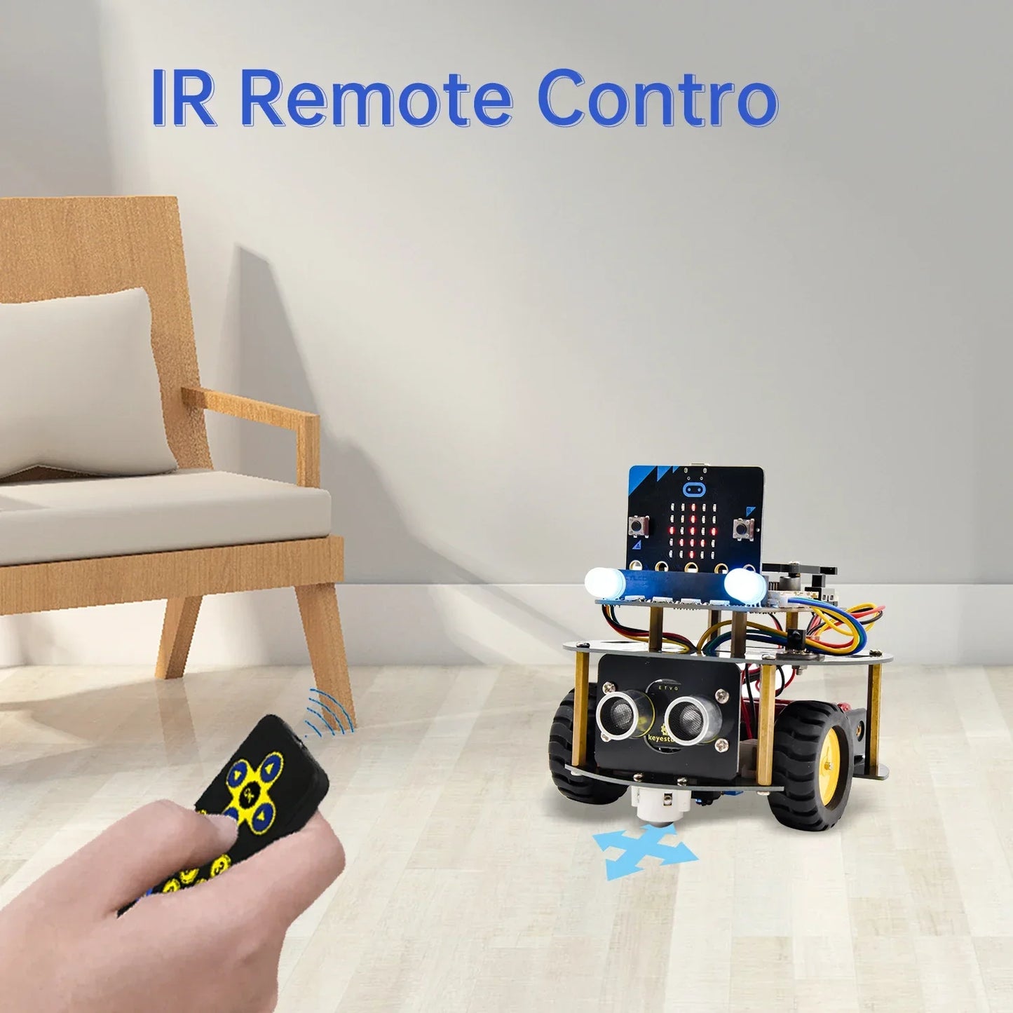 Keyestudio Micro:Bit V2 Robot Car