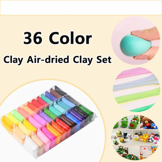 36 Color Clay Air-dried Clay Set