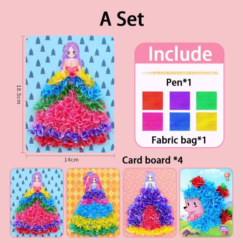 Puzzle Puncture Painting Card Boards