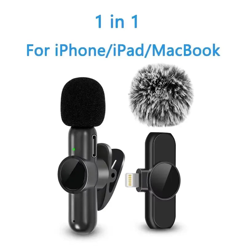 Wireless Lavalier Microphone Mini Portable