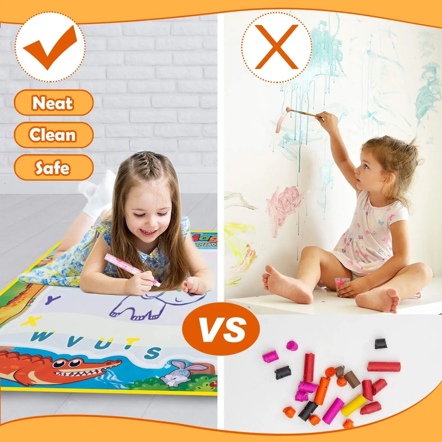 Magic Water Drawing Mat Reusable