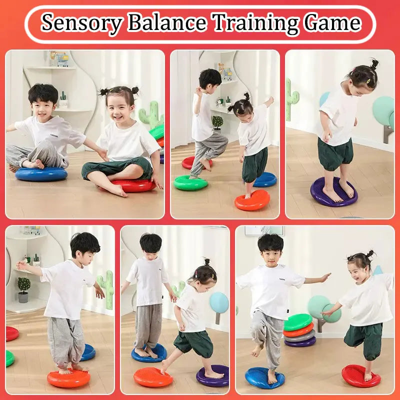 Montessori Children Toys PVC Balance Stone