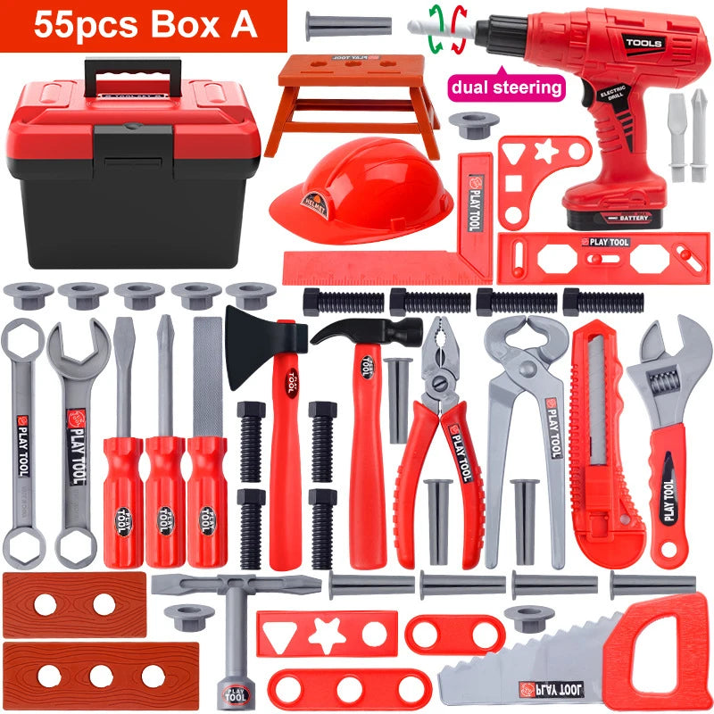 Power Construction Tool Set with Electric for kids