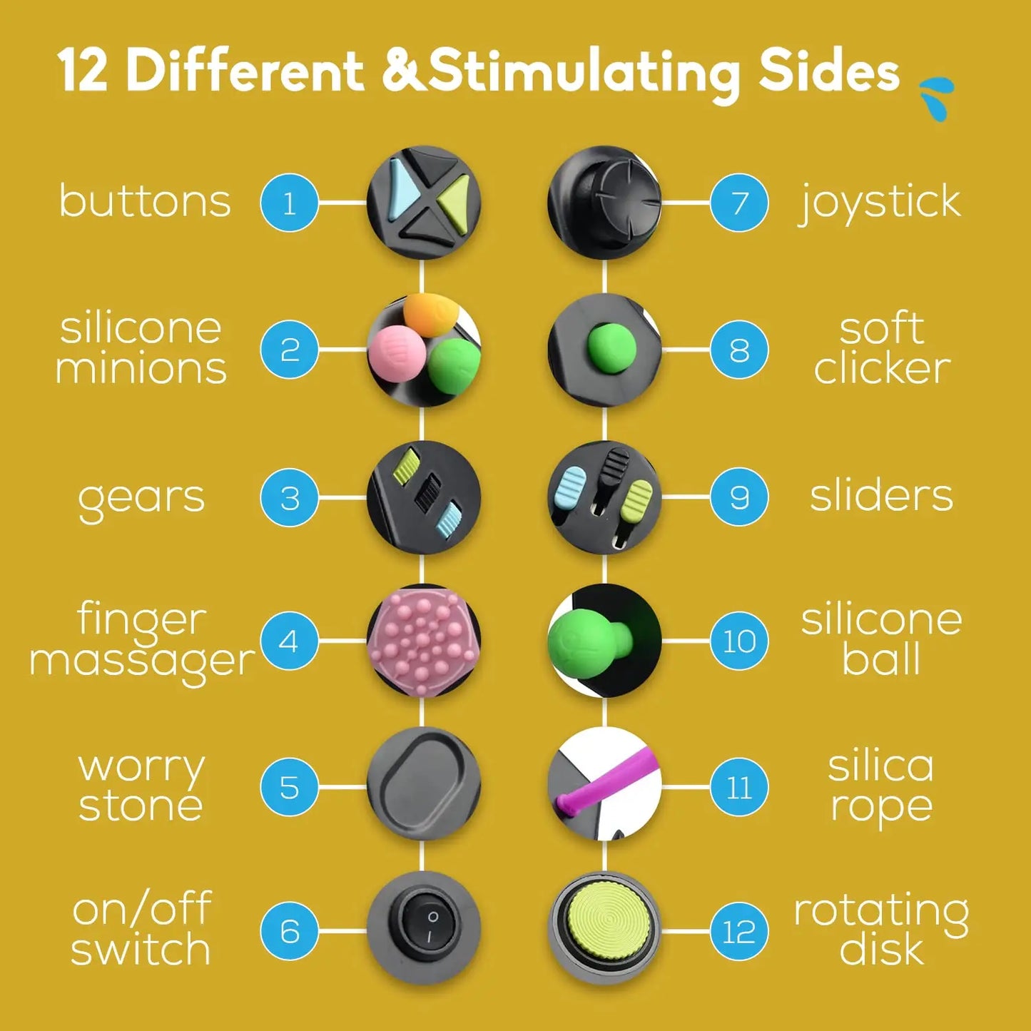 Fidget Cube EDC Anti Stress Relief Toys