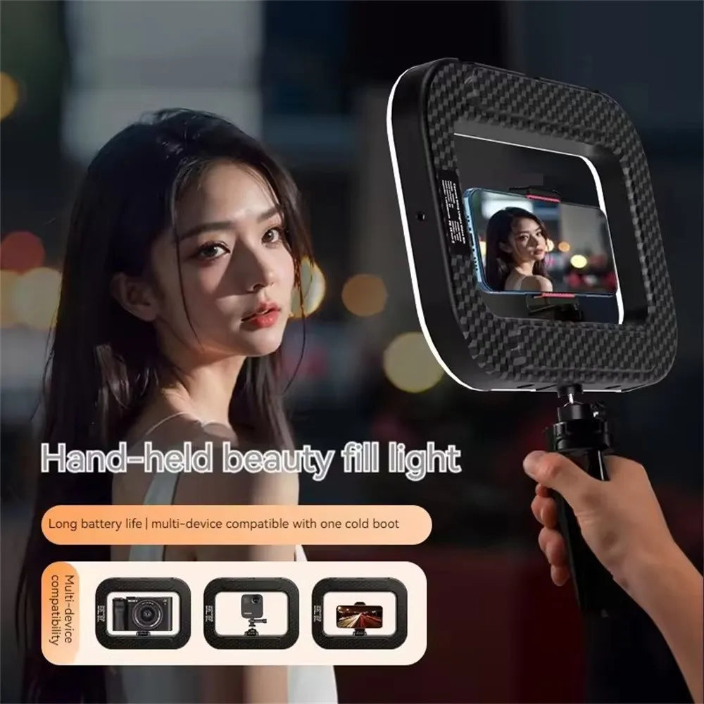 Ring LED Rechargeable Fill light Portable Mobile Phone